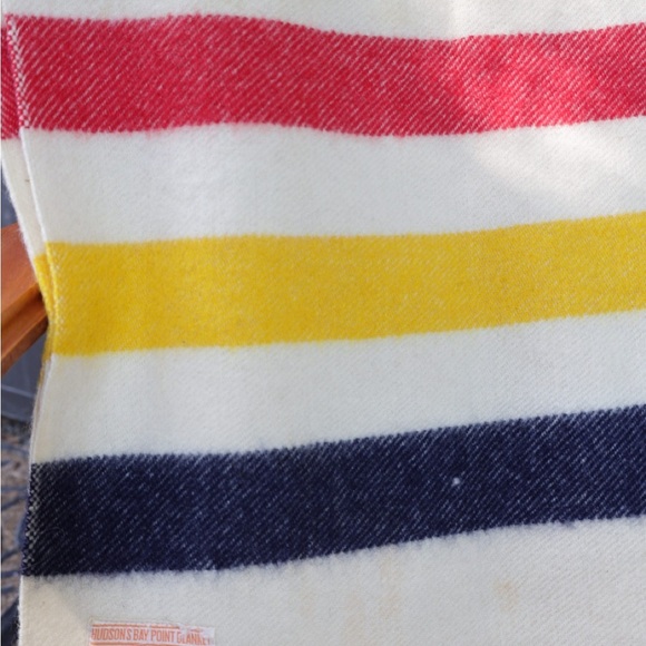 Hudson's Bay Multicolor Striped Blanket - Picture 1 of 3